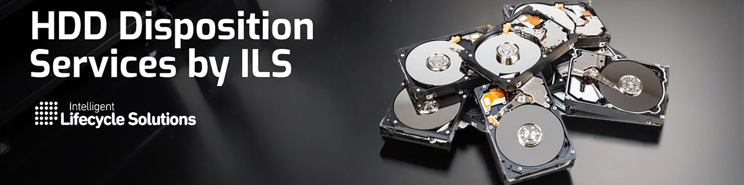 Hard drives awaiting secure disposition